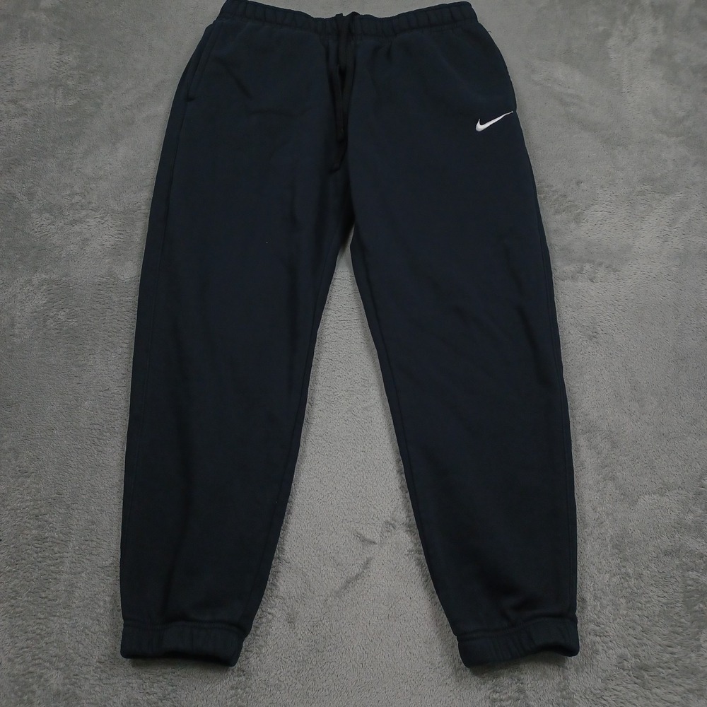 Nike Pants Womens Medium Black‎ Fleece Activewear Casual Gym Training